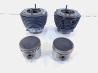 1977 1978 1979 1980 BMW Airhead R80 Engine Motor Cylinder Barrel Jugs w/ Pistons - C3 Cycle