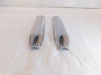 Harley Davidson Sportster 883 & 1200 Super Low Chrome Muffler Heat Shield Covers - C3 Cycle