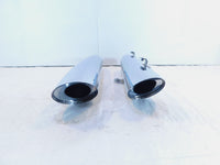 02-10 Harley Davidson V-Rod VRod VRSC VRSCA Chrome Rear Exhaust System Mufflers - C3 Cycle