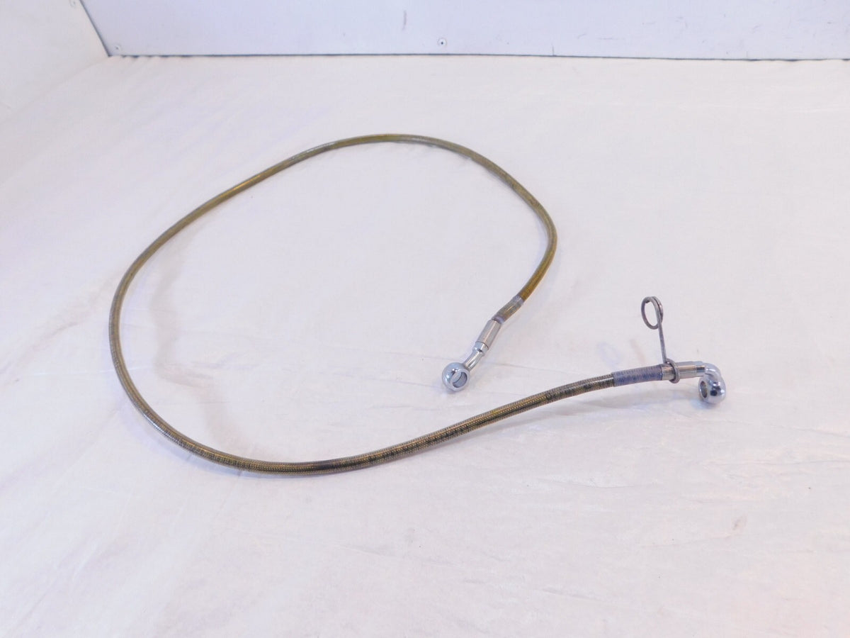 Harley Davidson Sportster 883 Hugger & 1200 Braided Front Brake Line Hose - C3 Cycle