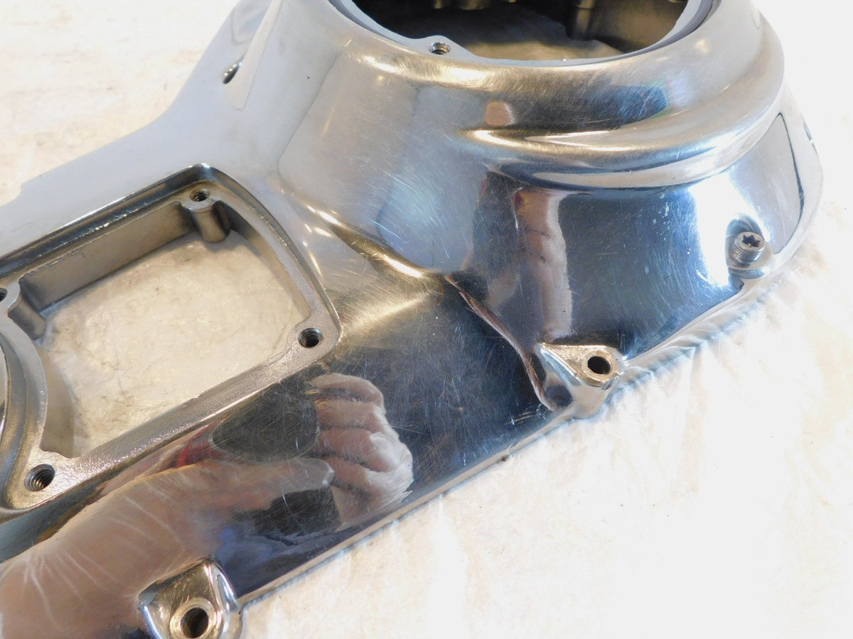 Harley Davidson Electra Glide Chrome Primary Engine Motor Clutch Cover 60606-89 - C3 Cycle
