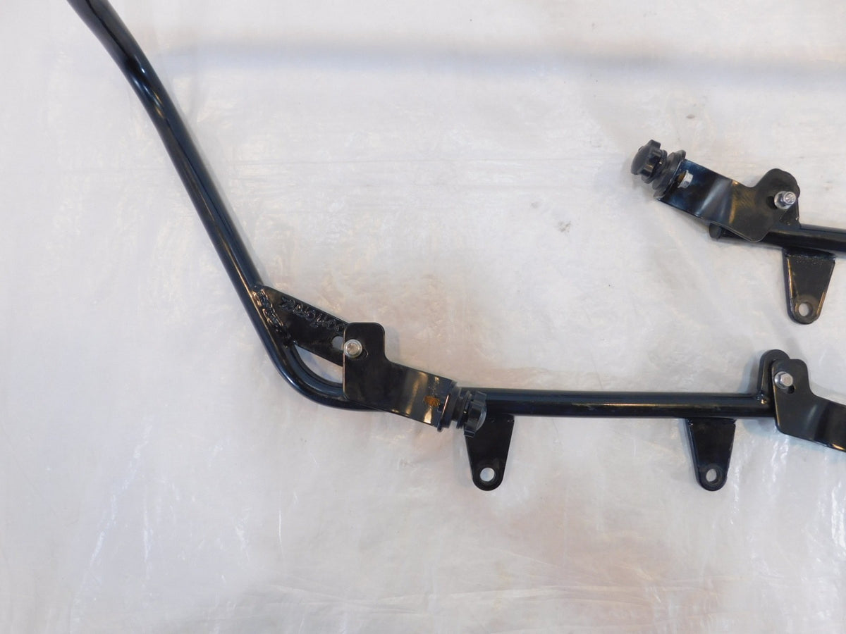 18-22 Harley Davidson Softail Slim & Street Bob Black Saddlebag Mount Brackets - C3 Cycle