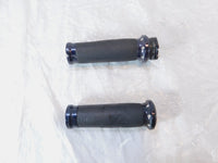 Harley Davidson Dyna Sportster Softail Left & Right Handlebar Hand Grips -Black - C3 Cycle