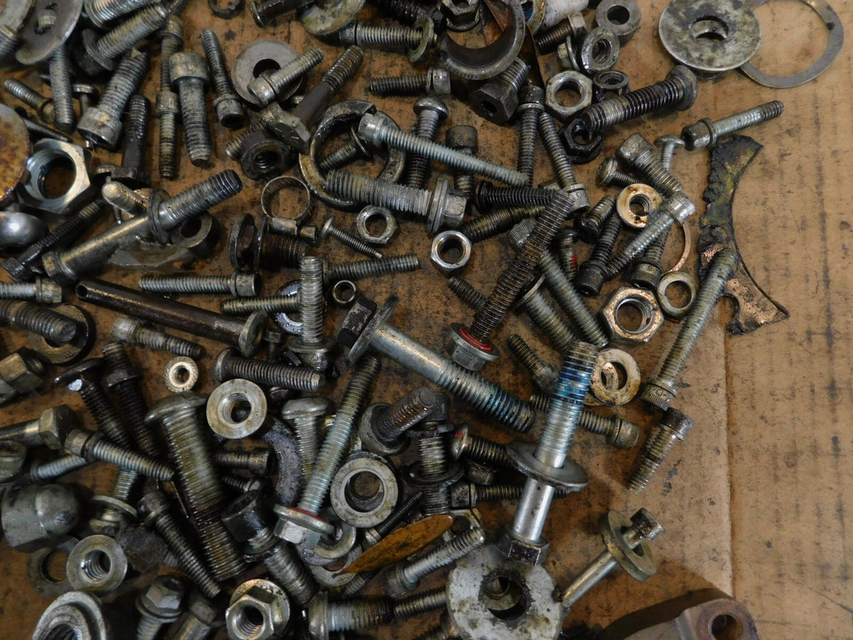 2009 Harley Davidson Dyna FXDB Street Bob Engine Nut Bolt Brackets Parts Box Lot - C3 Cycle