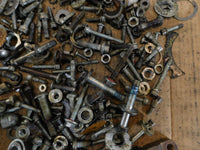 2009 Harley Davidson Dyna FXDB Street Bob Engine Nut Bolt Brackets Parts Box Lot - C3 Cycle