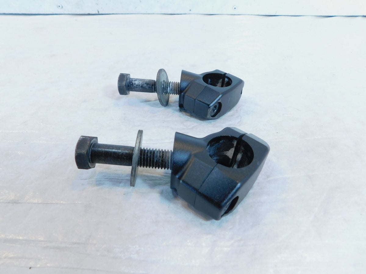 2010-2017 Victory Cross Country Black Handlebar Handle Bar Riser Mount Clamps