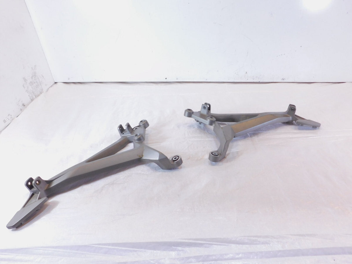 2007-2009 Aprilia Shiver 750 SL750 Gray Right/Left Side Footrest Foot Peg Mounts - C3 Cycle