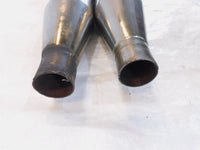 Pair Harley Davidson Road King Electra Glide Chrome Bub Slip On Exhaust Mufflers - C3 Cycle
