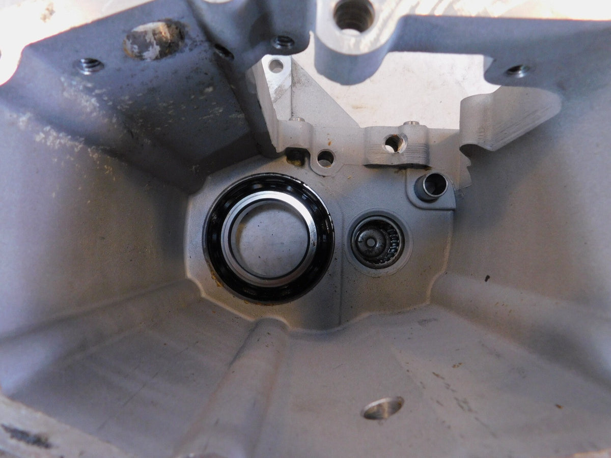 Harley Dyna Super Glide & Low Rider Silver Transmission Gearbox Housing Case - C3 Cycle