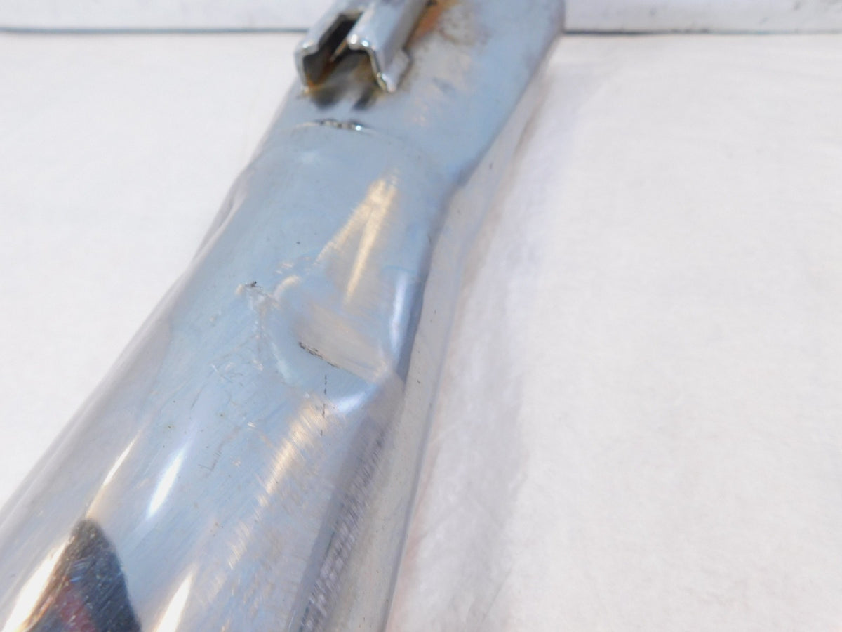 Harley Road King Electra Glide Chrome Left & Right Exhaust Pipe Mufflers - Dents - C3 Cycle