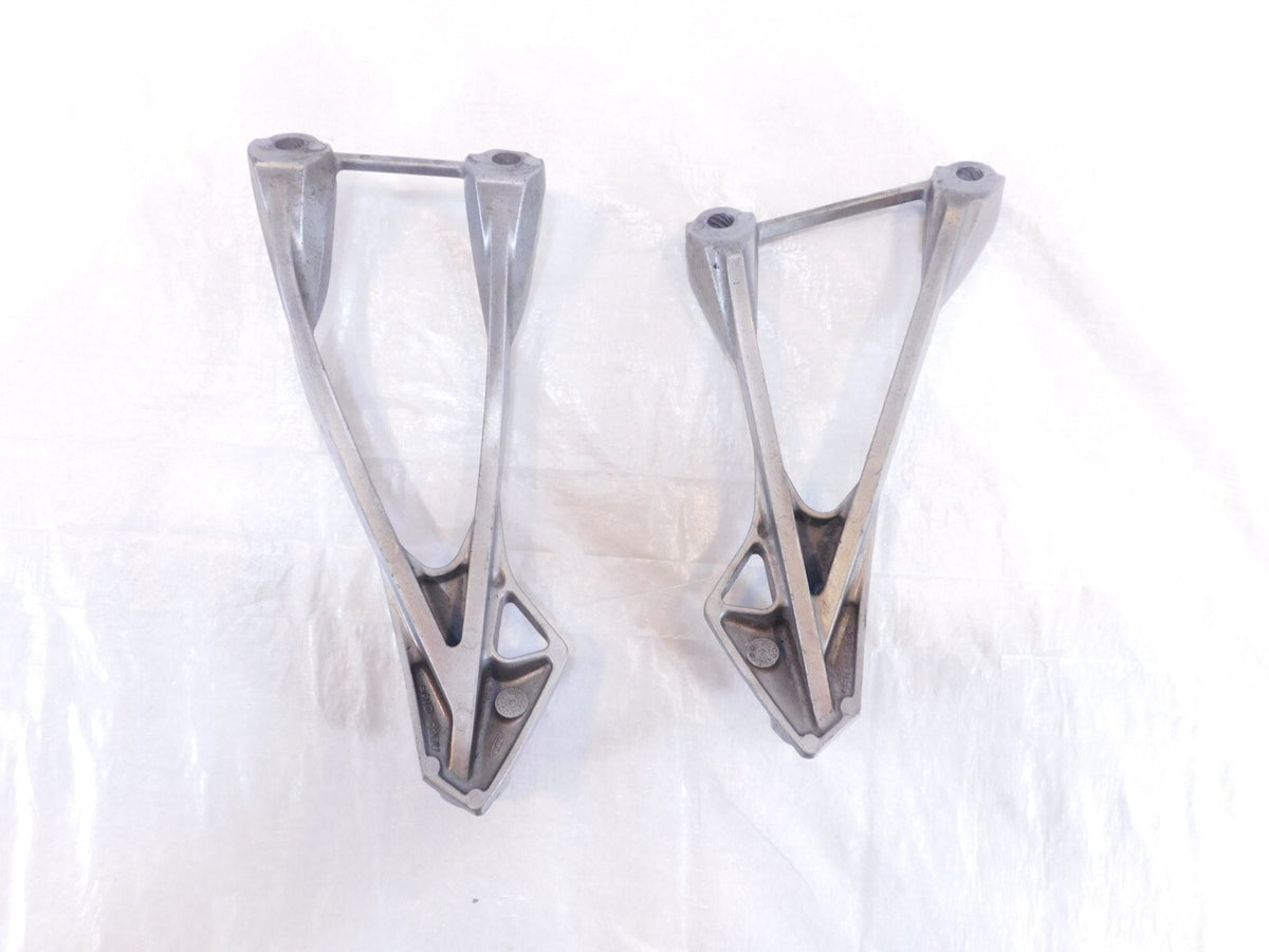 2005-2008 Kawasaki Ninja ZX6R ZX6RR ZX600 Rear Passenger Foot Rest Pegs Brackets - C3 Cycle