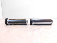 Harley Davidson Dyna Sportster Softail Chrome Left & Right Handlebar Hand Grips - C3 Cycle