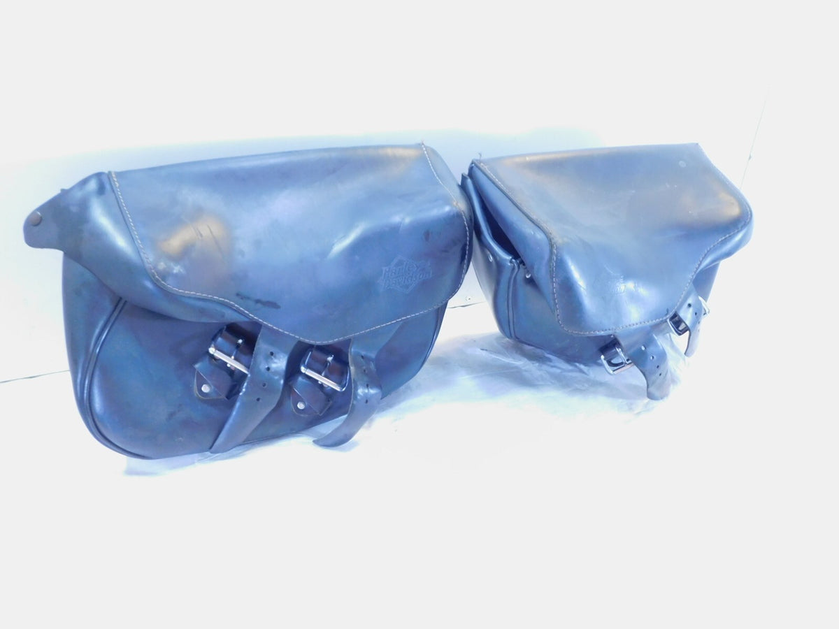 Harley Davidson Dyna FXDL Low Rider Left Right Black Side Bag Saddlebags - C3 Cycle