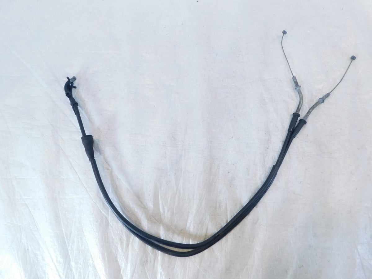 2000-2001 Kawasaki Ninja ZX12R ZX1200 ZX1200A Throttle Open/Close Cable Lines - C3 Cycle