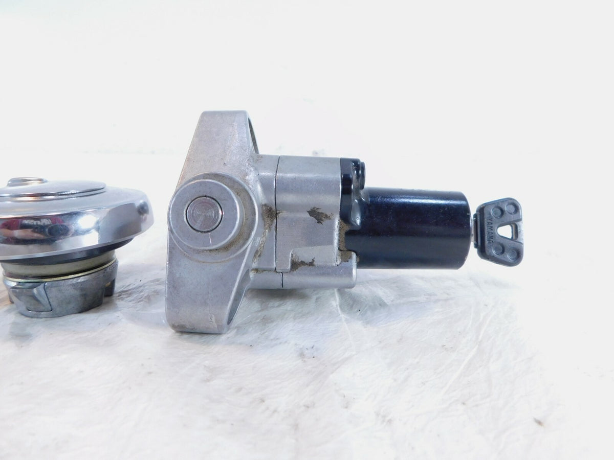 Yamaha V-Star 650 XVS650 & 1100 Ignition Switch Fuel Tank Storage Lock Set & Key - C3 Cycle