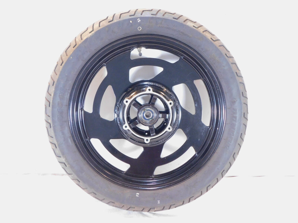 1988 1989 1990 Yamaha V-Max 1200 VMX12 OEM Black Cast Front Wheel Rim & Tire - C3 Cycle