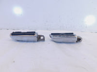 Harley Touring FXR Dyna Sportster & Softail Chrome & Rubber Footpegs Footrests - C3 Cycle