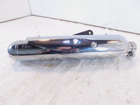 Royal Enfield Meteor 350 Euro 5 Chrome Rear Exhaust System Muffler Pipe & Shield - C3 Cycle
