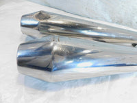 2015 & 2016 Triumph Thruxton 900 Left/Right Rear Exhaust Muffler Pipes - Dents - C3 Cycle