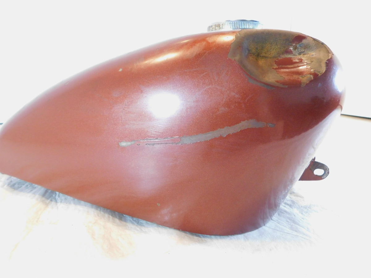 1972 72 Harley Davidson Sportster 900 & 1000 Red Fuel Gas Petrol Tank - Dents - C3 Cycle
