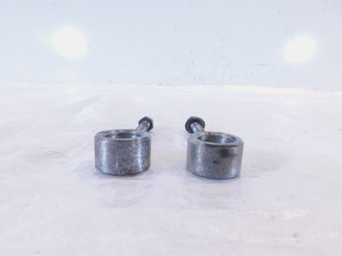 Indian Gilroy Scout Chief & Spirit Chrome Rear Wheel Axle Adjuster Bolts w/ Nuts - C3 Cycle