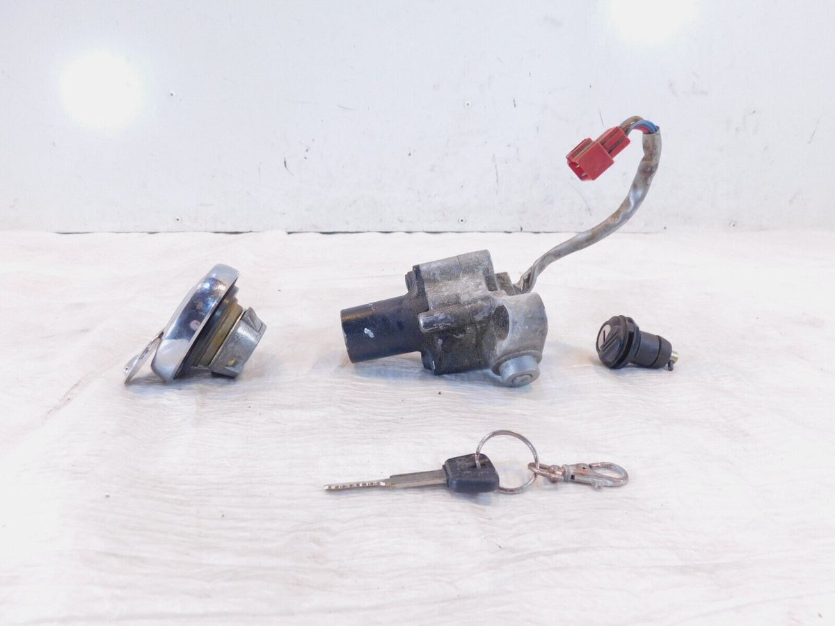 Yamaha V-Star 650 XVS650 & 1100 Ignition Switch Fuel Tank Storage Lock Set & Key - C3 Cycle