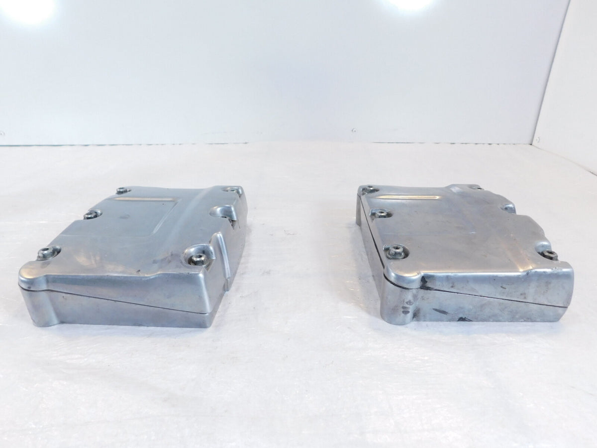Harley Polished Twin Cam Touring Dyna & Softail Cylinder Head Cover Rocker Boxes - C3 Cycle