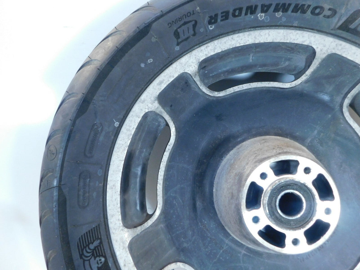 Harley Davidson Touring FLHX Street Glide Cast Black Front Wheel Rim w/ Tire