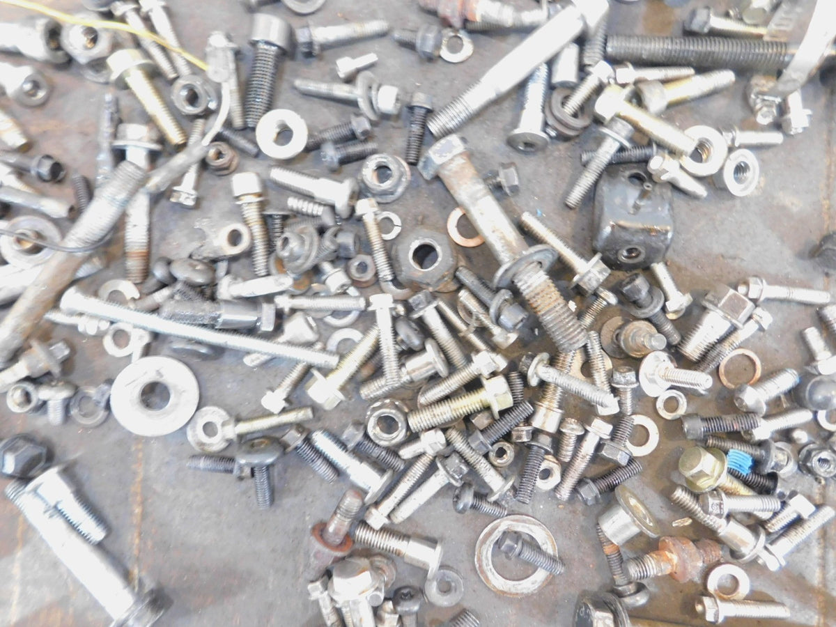 07 2007 Triumph Tiger 1050 Miscellaneous Nuts Bolts Brackets Parts Box Lot - C3 Cycle