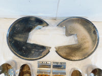 Harley Electra Glide Chrome Left & Right Front Wheel Rotor & Caliper Dress Kit - C3 Cycle