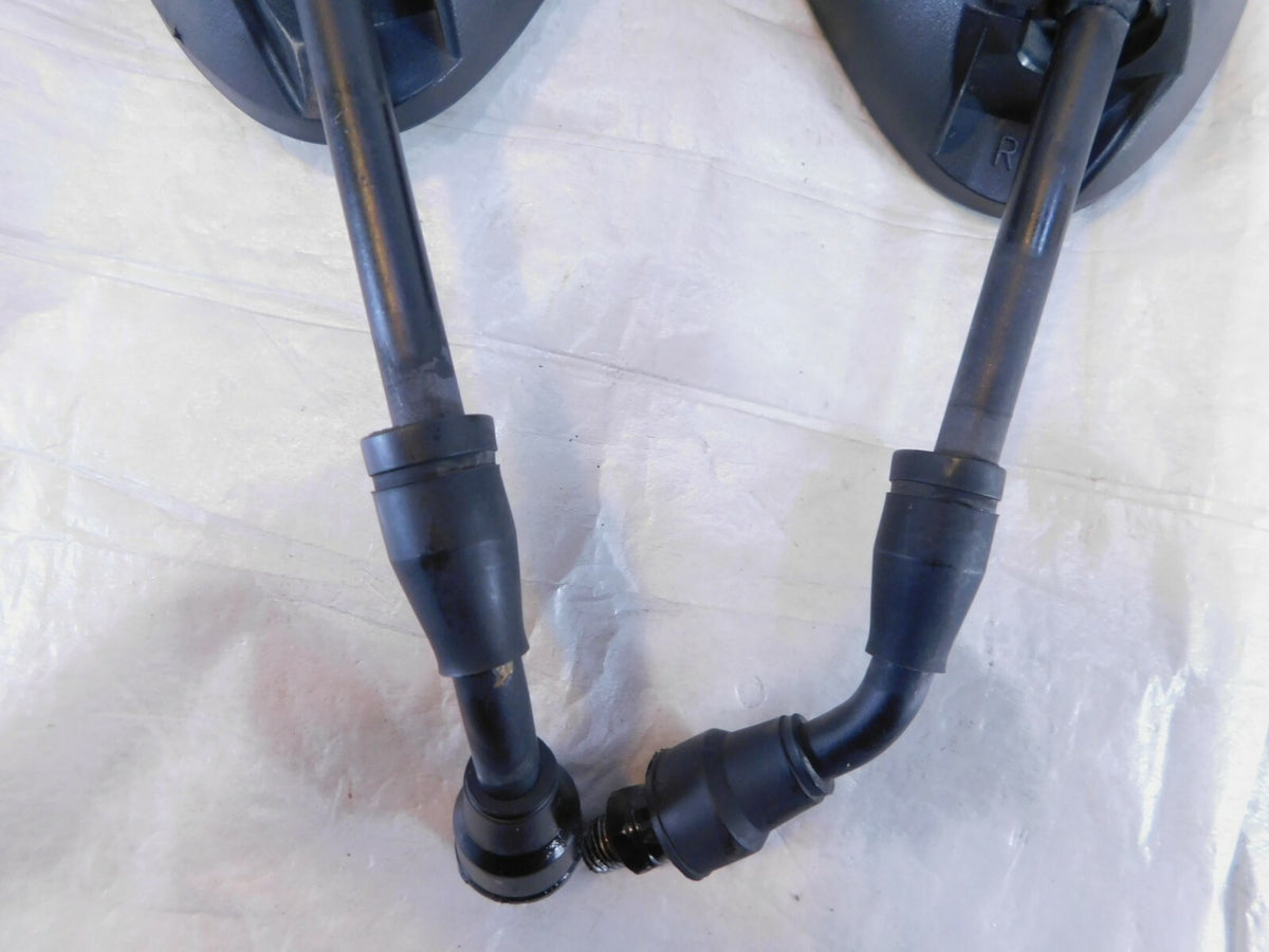 Yamaha V-Star 650 XVS650 Classic Custom Black Left/Right Side Rear View Mirrors