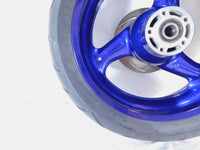 1999 Buell X1 Lightning Limited Edition Blue Cast 3 Spoke Rear Wheel Rim & Tire - C3 Cycle