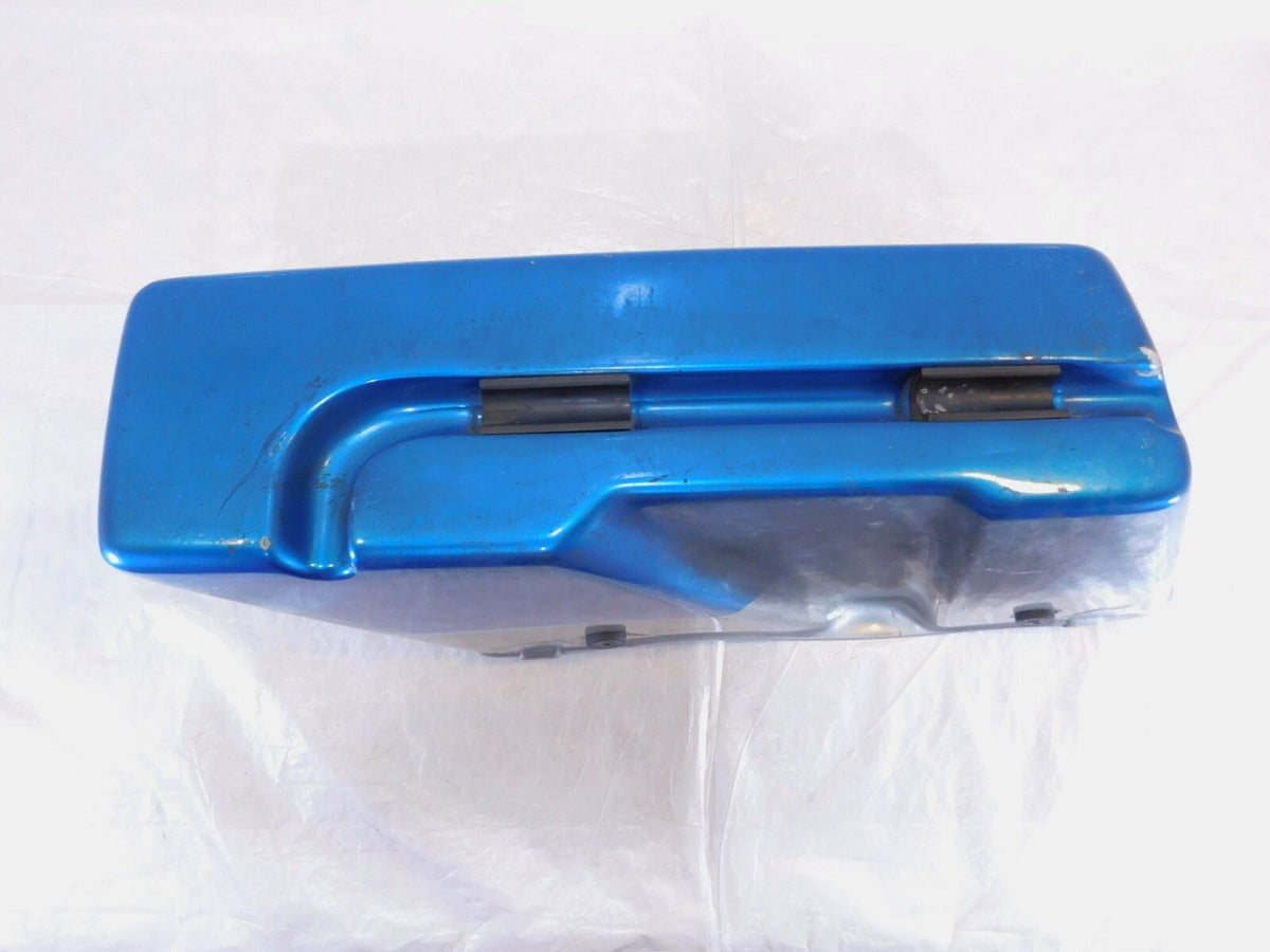 Harley Davidson Road King Street & Electra Glide Blue Right Saddlebag Bottom - C3 Cycle