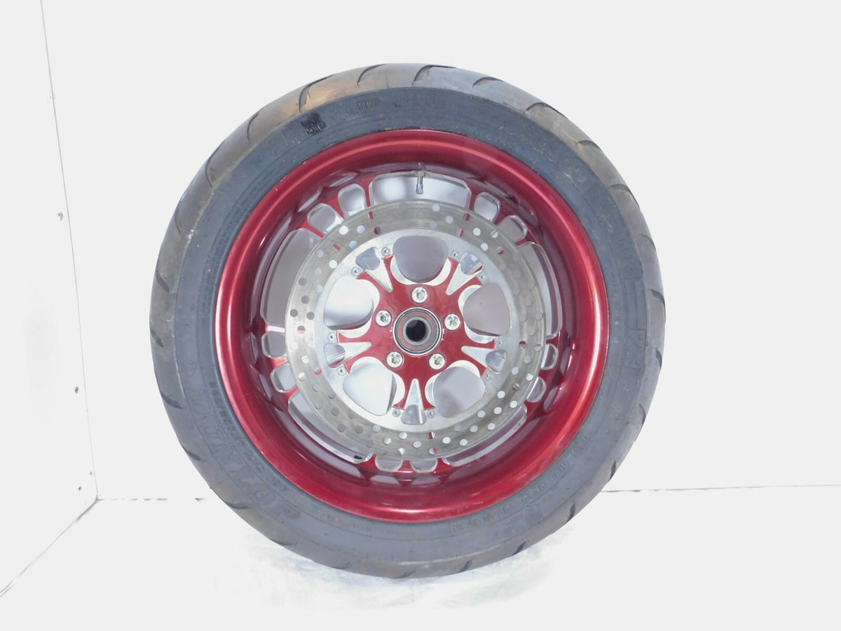 Harley Davidson Road Street & Electra Glide Rear Billet Rear Wheel Rim & Tire - C3 Cycle