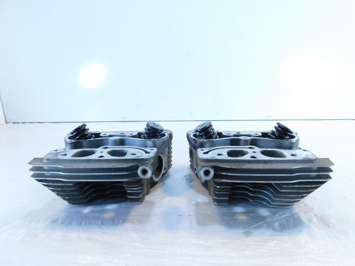 Harley Davidson Touring Softail & Dyna Silver Cylinder Heads & Valves w/ Springs - C3 Cycle