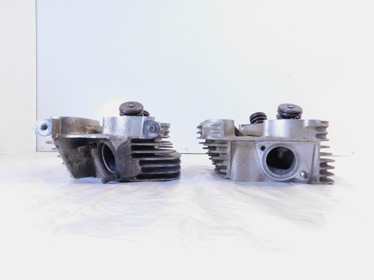 Harley Davidson Sportster 883 Hugger & Custom Silver Cylinder Heads w/ Valves - C3 Cycle