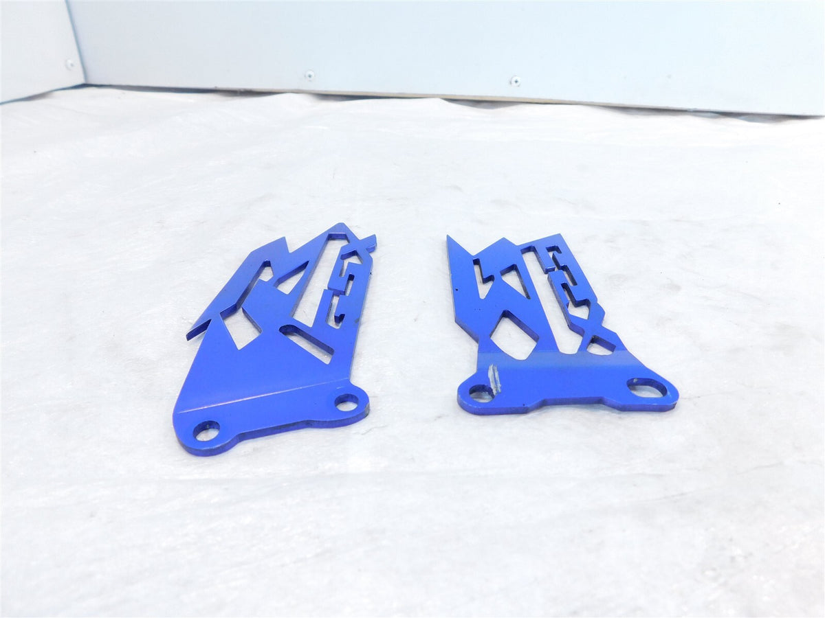 Suzuki GSXR600 GSX-R600 & GSXR750 Left/Right Front Foot Rest Peg Heel Guard Fins - C3 Cycle