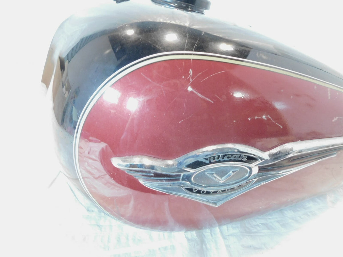 2010 10 Kawasaki Vulcan 1700 VN1700 Red & Black Voyager Gas Petrol Fuel Tank - C3 Cycle