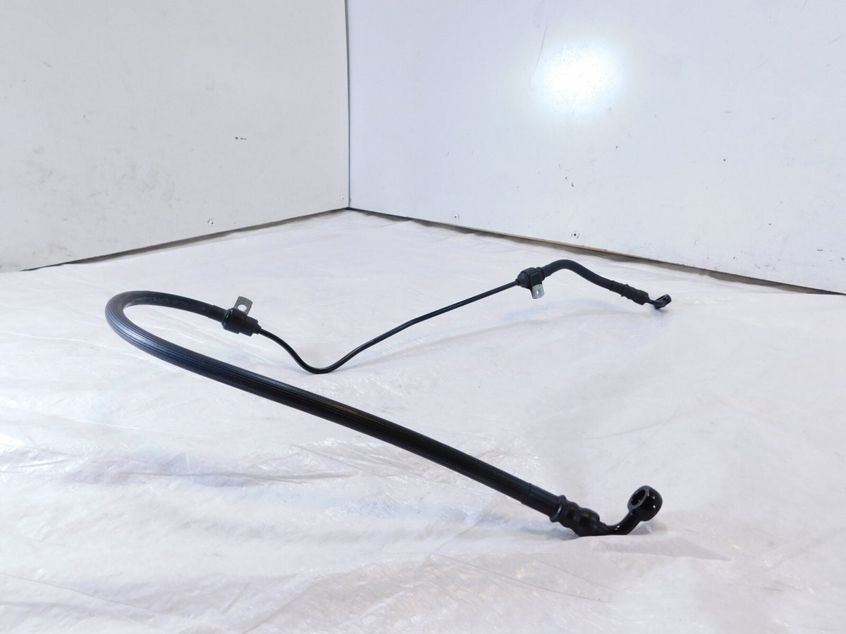 Harley Davidson Sportster 883 & 1200 Custom Front Wheel Black Brake Line Hose - C3 Cycle