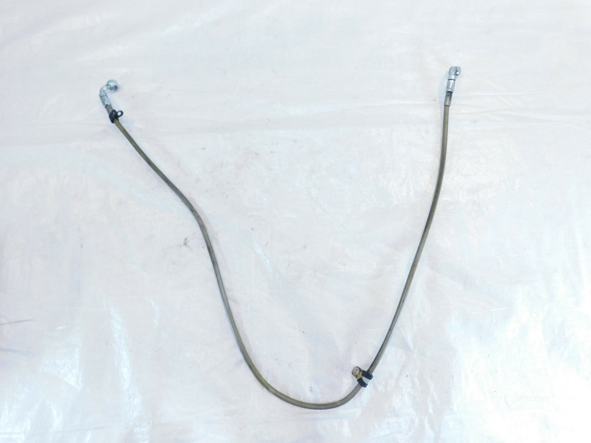 2003 Harley Davidson Dyna Low Rider Braided Front Brake Caliper Hose Pipe Line - C3 Cycle