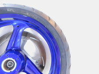 1999 99 Buell X1 Lighting Limited Edition Blue Cast Front Wheel Rim & Tire - C3 Cycle