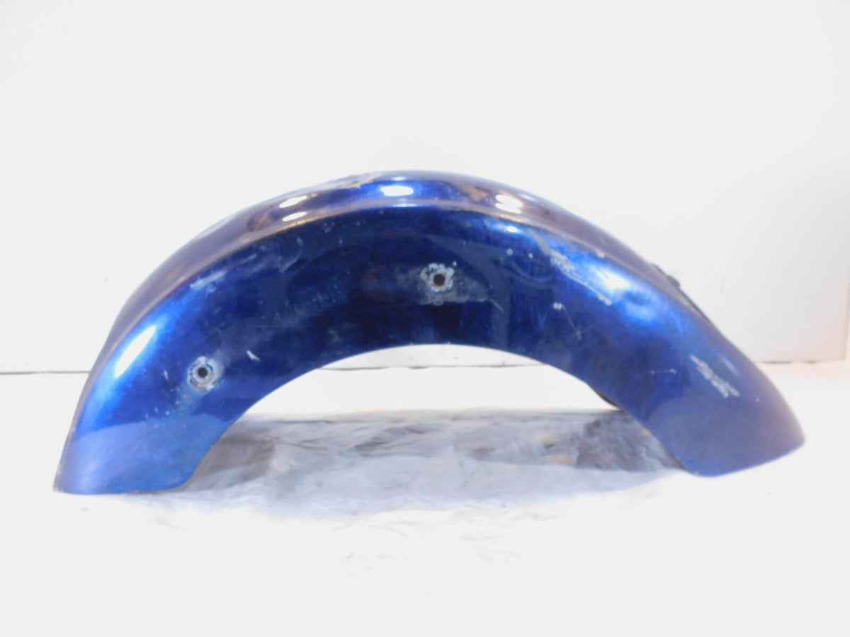 2002 Yamaha V-Star 1100 XVS1100 Classic Blue Rear Wheel Fender Mudguard -Dented - C3 Cycle