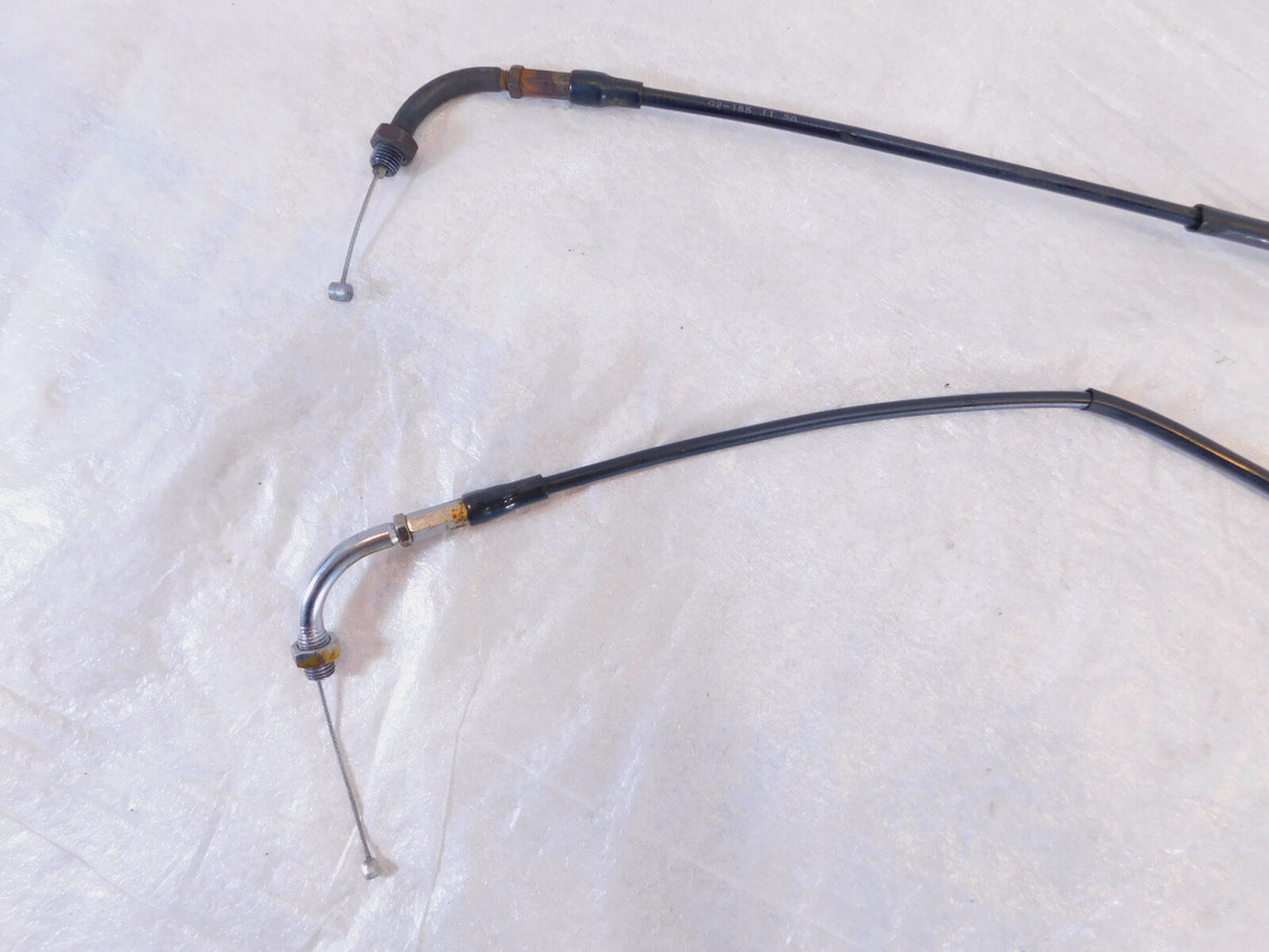 Honda CB550 CB550K & Hondamatic CB750 Handlebar Push/Pull Throttle Cable Lines - C3 Cycle