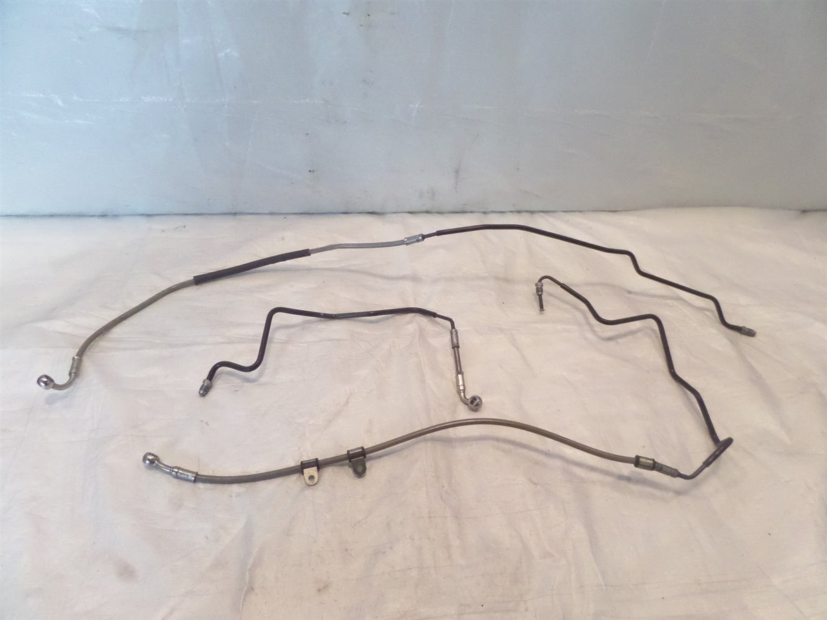 2014 14 Triumph Street Triple R ABS Brake Hose Pipe Line Lot - C3 Cycle