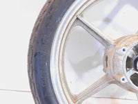1990-1997 90-97 Yamaha Virago 750 XV750 Silver Cast Front Wheel Rim & Tire - C3 Cycle