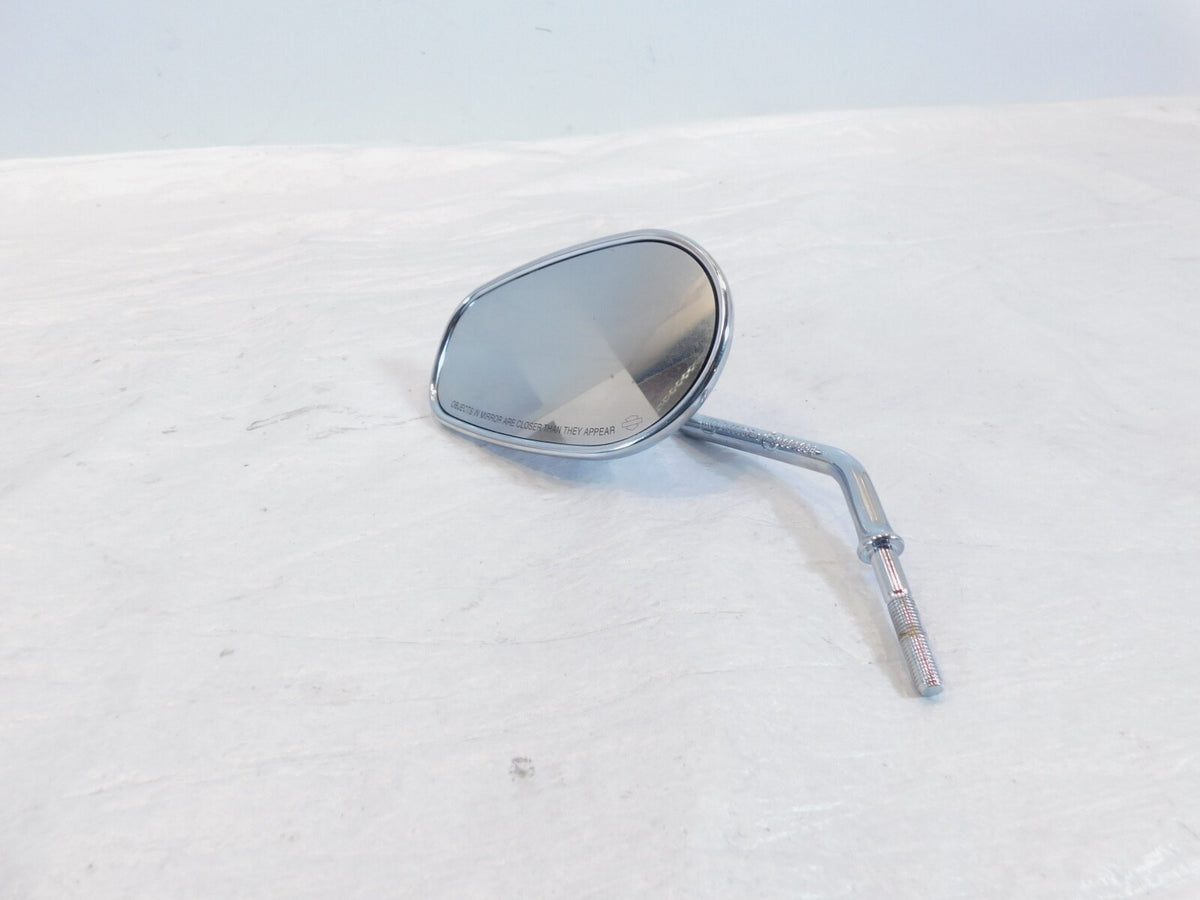 Harley Davidson FXR & Softail & Dyna & Sportster Left Chrome Rear View Mirror - C3 Cycle