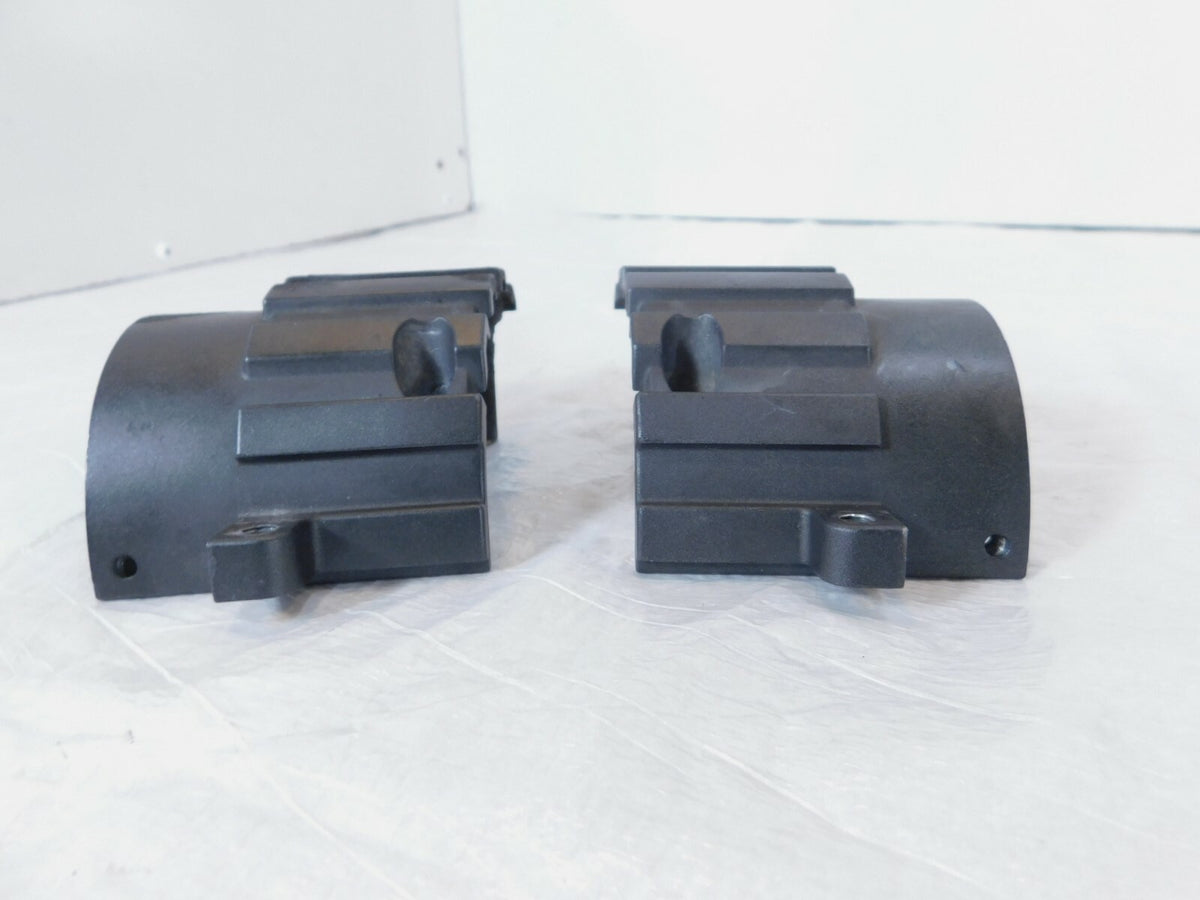 03-07 Yamaha VMax 1200 VMX12 Exhaust Header Pipe Heat Shield Flange Mount Covers - C3 Cycle