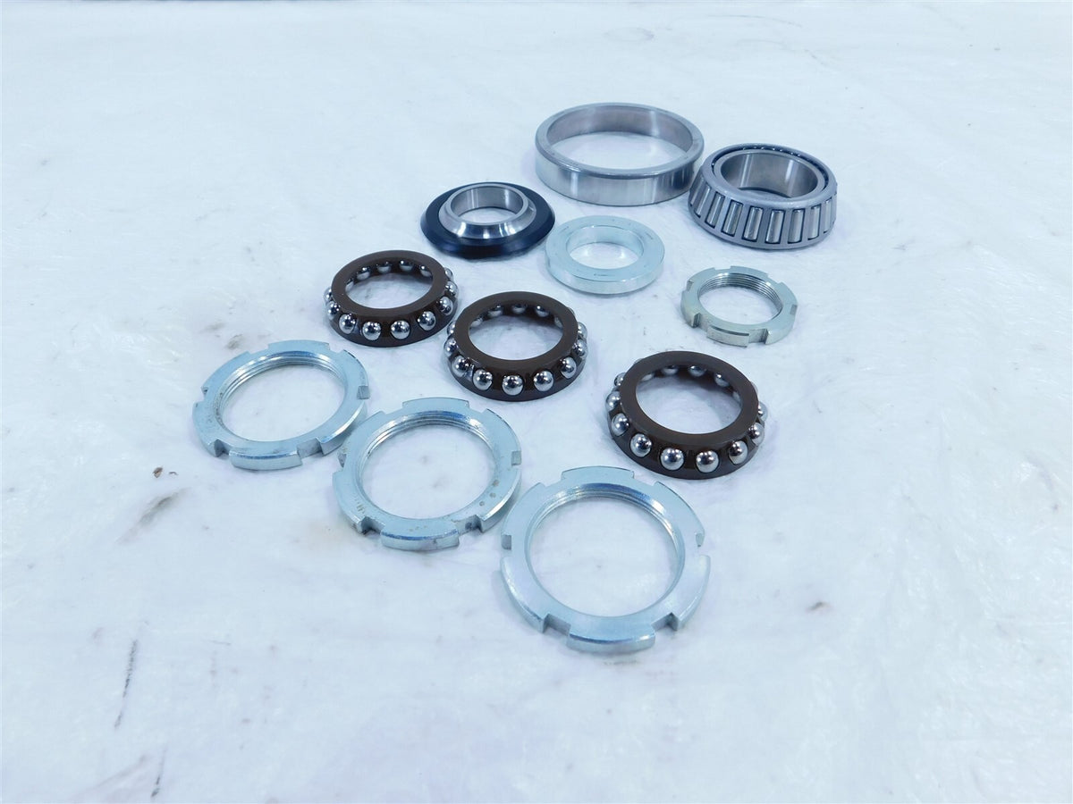 2019 19 Yamaha Niken MTX9 MXT850 Steering Head Stem Column Fork Bearings & Nuts - C3 Cycle