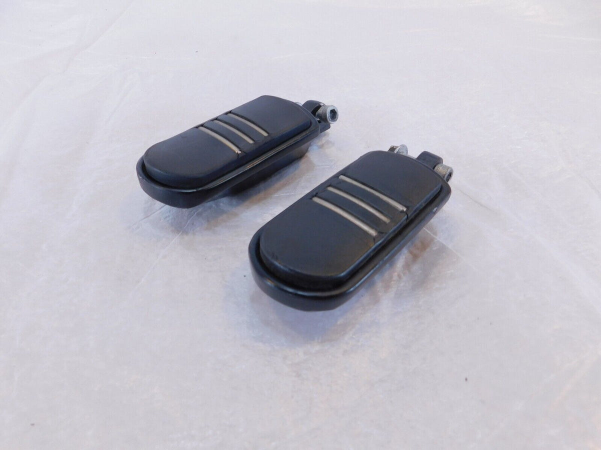 Harley Touring FXR Dyna Sportster & Softail Metal & Rubber Footpegs Footrests - C3 Cycle