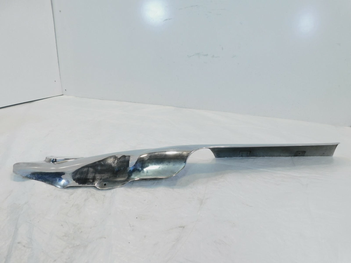 1997-2009 BMW K1200LT 1200 LT Chrome Exhaust Header Cover Heat Shield - Damage - C3 Cycle